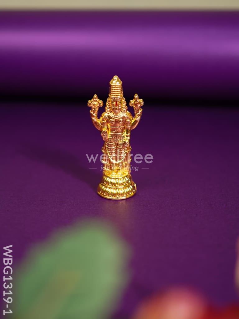 Tirupathi Balaji Idol - Wbg1319 White Metal