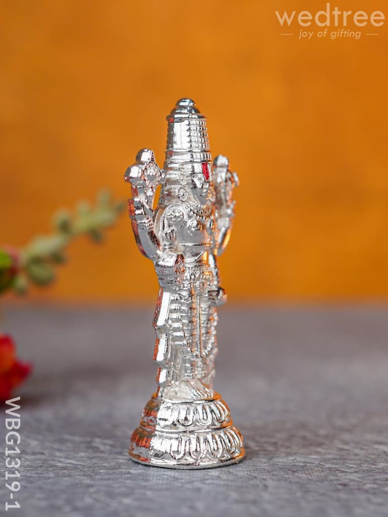 Tirupathi Balaji Idol - Wbg1319 White Metal Figurine