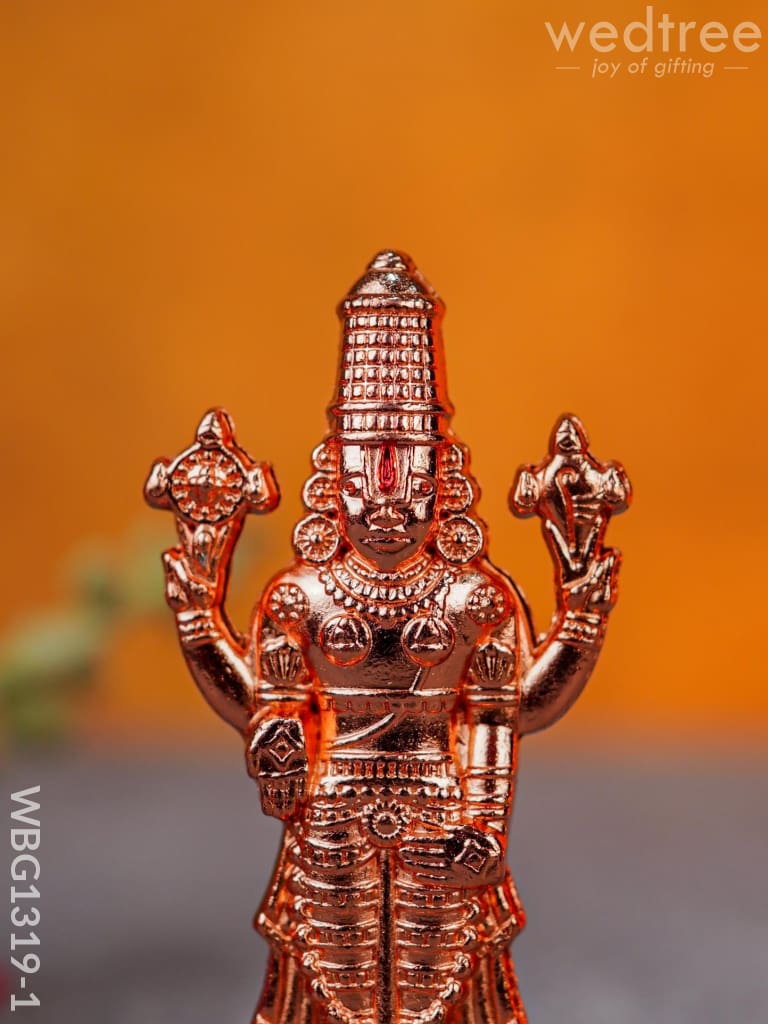 Tirupathi Balaji Idol - Wbg1319 White Metal Figurine