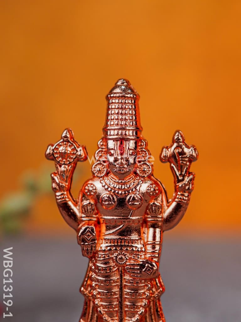 Tirupathi Balaji Idol - Wbg1319 White Metal Figurine