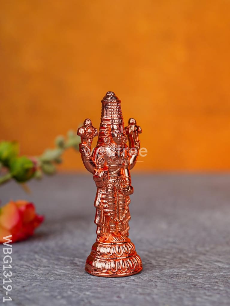 Tirupathi Balaji Idol - Wbg1319 White Metal Figurine