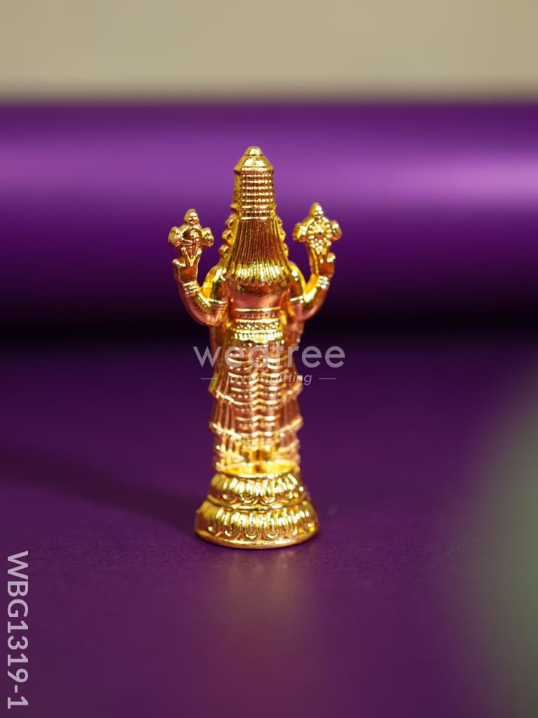 Tirupathi Balaji Idol - Wbg1319 White Metal