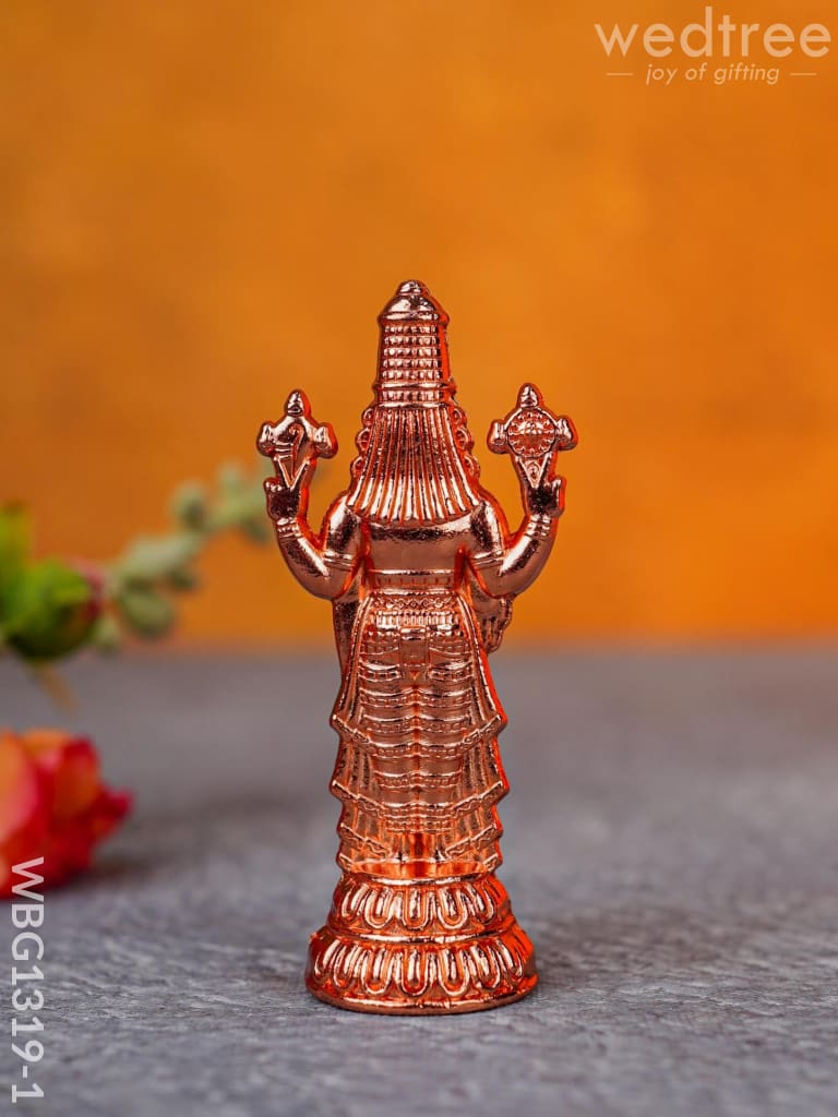 Tirupathi Balaji Idol - Wbg1319 White Metal Figurine