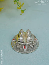 Tirupati Balaji Charan Paduka - Gold Wbg1353-1 Antique Silver Murti Rg