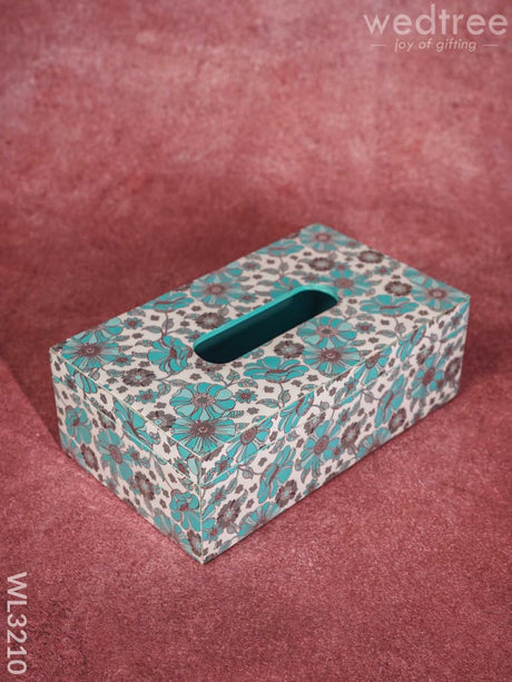 Tissue Box Digital Printed With Floral Designs - Wl3210 Dining Essentials
