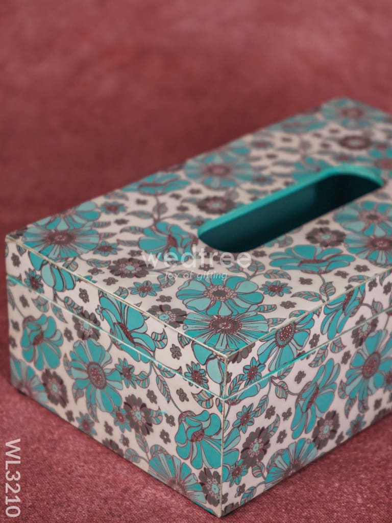 Tissue Box Digital Printed With Floral Designs - Wl3210 Dining Essentials