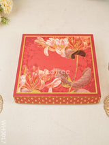 Top Bottom Bhaji Box - Red Wh0017 Hampers