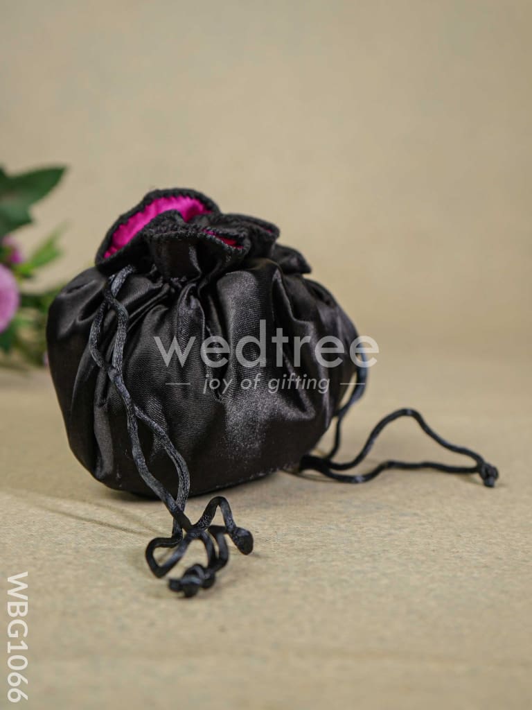 Silk Fabric Potli Bag - Wbg1066 Bags