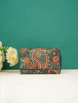 Tussar Silk Hand Purse - Wbg1502 Clutches & Purses