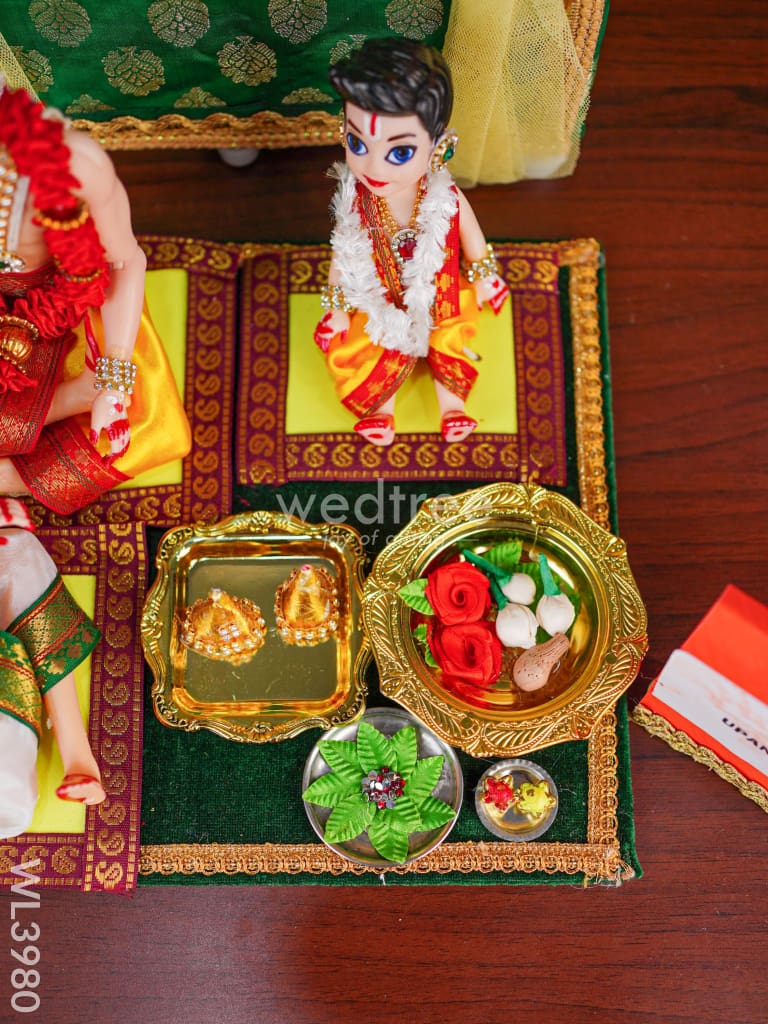 Upanayanam Set With Brahmopadesam & Kumara Bhojanam Welcome Doll - Wl3980 Dolls