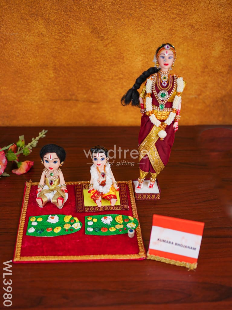 Upanayanam Set With Brahmopadesam & Kumara Bhojanam Welcome Doll - Wl3980 Dolls