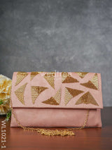 Clutch With Bead Work - Wl1021-1 Clutches And Purses