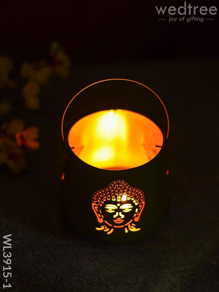 Votive With Buddha Design - Wl3915 Candles & Votives