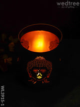 Votive With Buddha Design - Wl3915 Candles & Votives