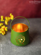 Votive With Buddha Design - Wl3915 Candles & Votives