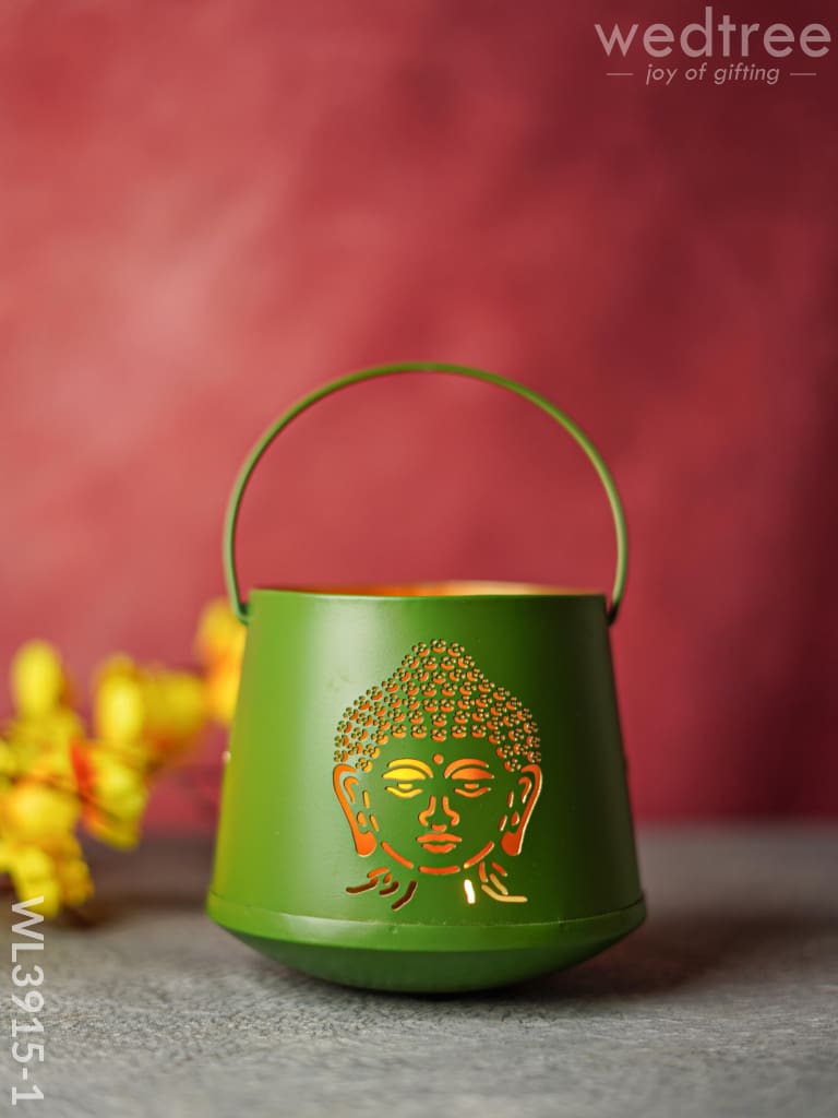 Votive With Buddha Design - Wl3915 Candles & Votives