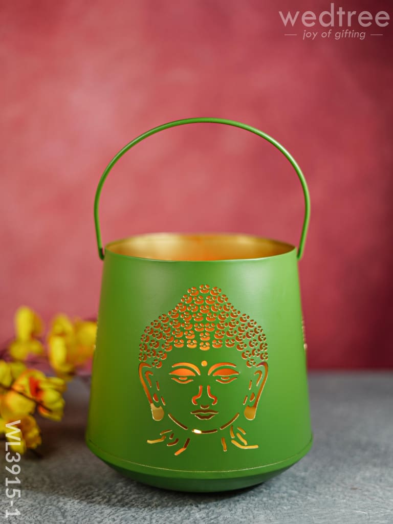 Votive With Buddha Design - Wl3915 Candles & Votives