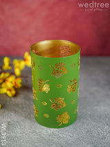 Votive With Leaf Design - Wl3913 Candles & Votives