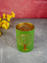 Votive With Tree Design - Wbg1305 Diyas & Candle Holders