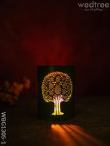 Votive With Tree Design - Wbg1305 Diyas & Candle Holders