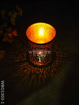 Votive With Tree Engraving - Wbg1303 Diyas & Candle Holders