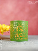 Votive With Tree Engraving - Wbg1303 Diyas & Candle Holders