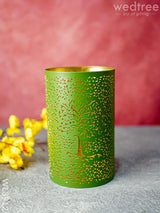 Votive With Tree Engraving - Wl3912 Candles & Votives