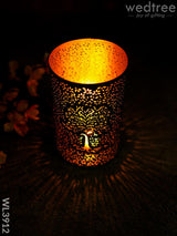 Votive With Tree Engraving - Wl3912 Candles & Votives