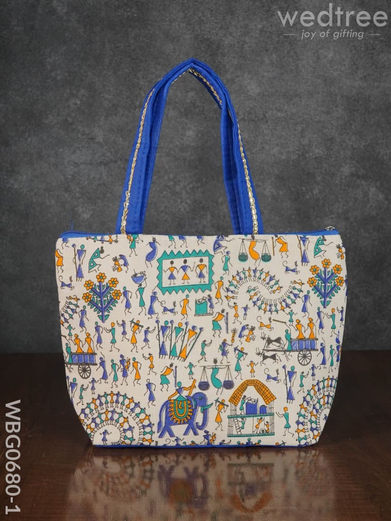 Warli Printed Handbags - Wbg0680 Hand Bags