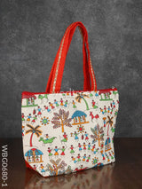 Warli Printed Handbags - Wbg0680 Hand Bags