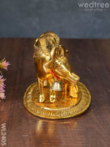 White Metal Cow And Calf - Krishna Wl2405