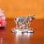 White Metal Cow - Wbg1321 Silver Finish Metal Figurine