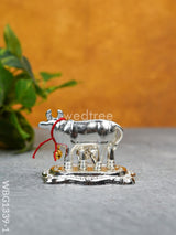 White Metal Cow - Wbg1339 Metal Figurine