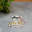 White Metal Cow - Wbg1339 Metal Figurine