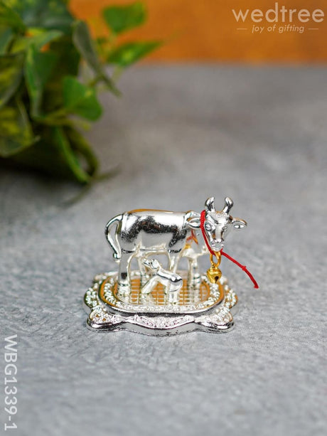 White Metal Cow - Wbg1339 Metal Figurine