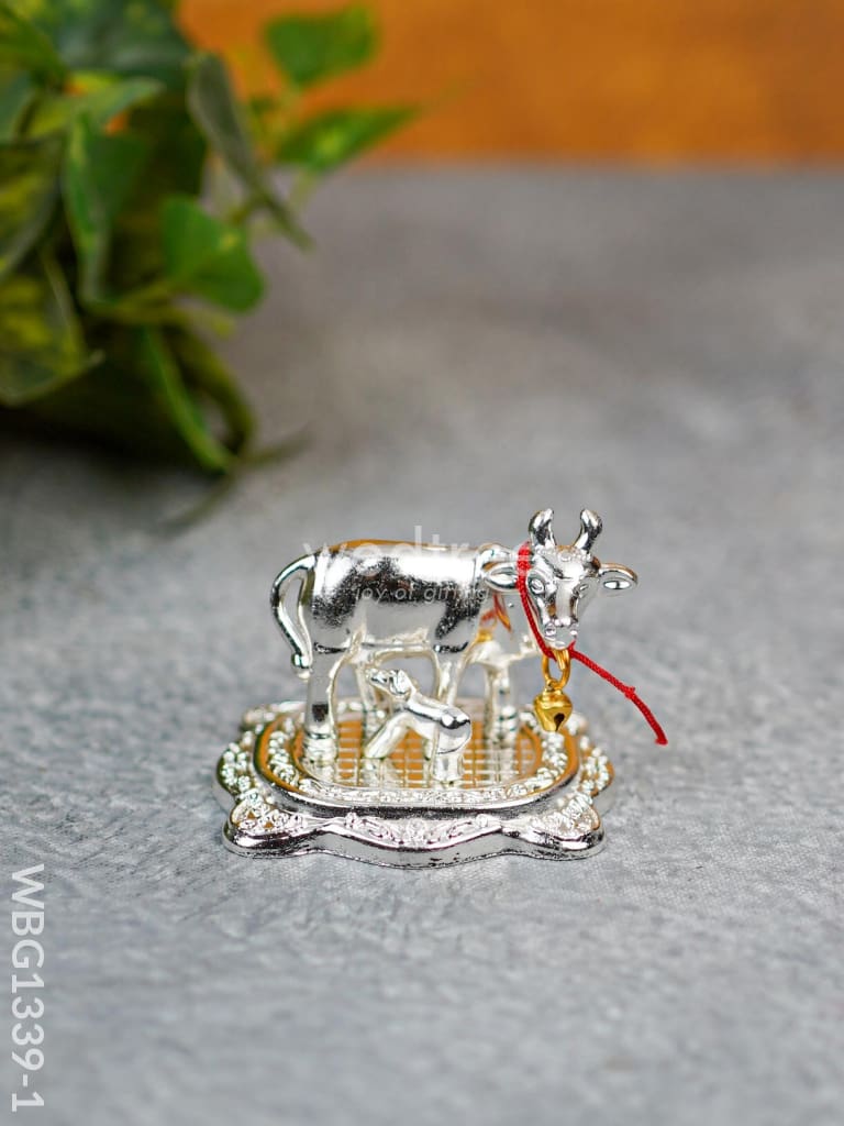 White Metal Cow - Wbg1339 Metal Figurine