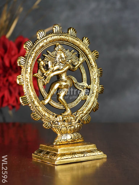 White Metal Lord Natraja - 8 Inch Wl2596