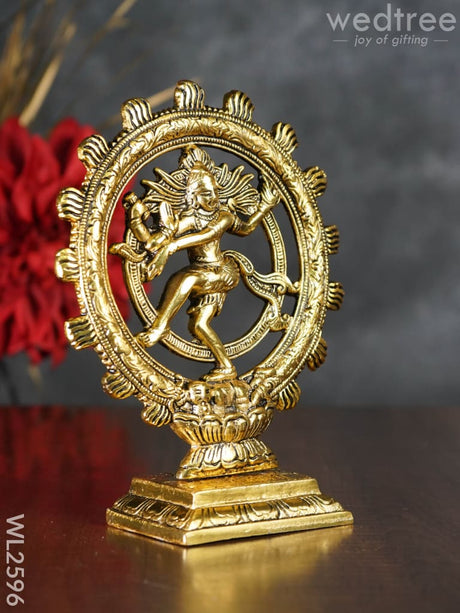 White Metal Lord Natraja - 8 Inch Wl2596