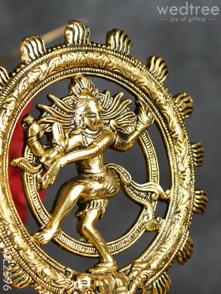 White Metal Lord Natraja - 8 Inch Wl2596