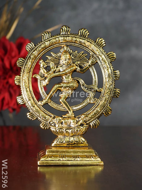 White Metal Lord Natraja - 8 Inch Wl2596