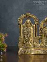 White Metal Tirupati Balaji And Padmavathi Thayar - Wl3165 Divine Figurines