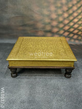 Wooden Brass Fitted Bajot - Wl0537 Large Utility