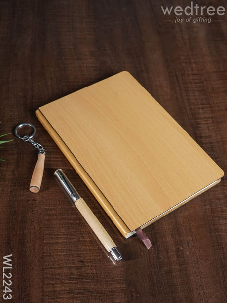 Wooden Diary Set - Wl2243 Corporate Gifts