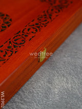 Wooden Dry Fruit Box With 6 Partition - Wl3902