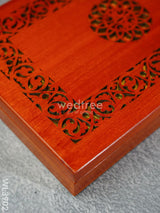 Wooden Dry Fruit Box With 6 Partition - Wl3902