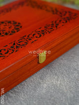 Wooden Dry Fruit Box With 6 Partition - Wl3902