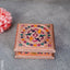 Wooden Dry Fruit Box With Meenakari Floral Design - Wbg1290 Rose Gold