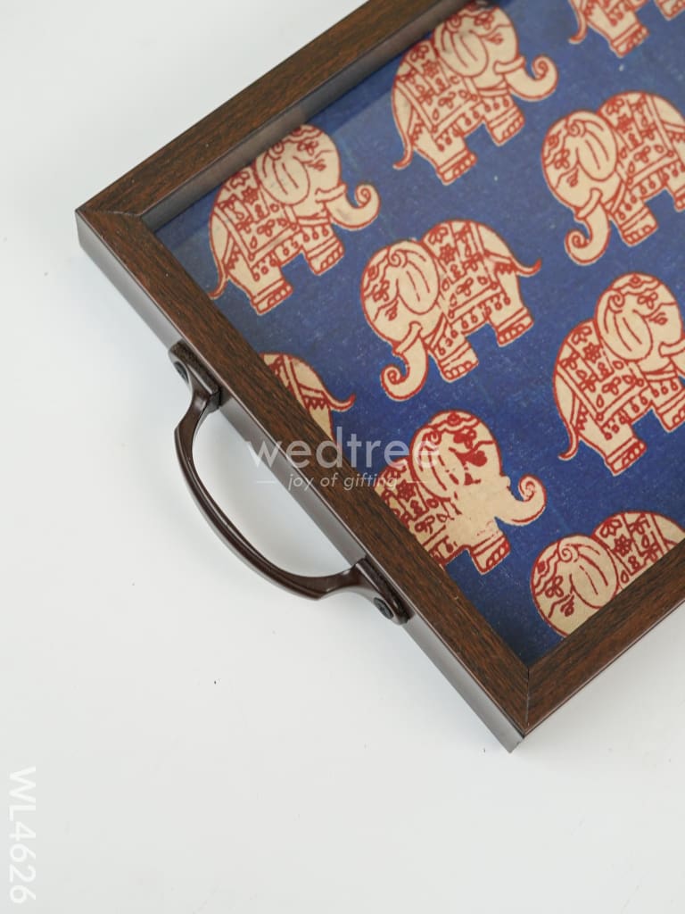 Wooden Elephant Tray - 10 X 8 Inch Wl4626 Trays