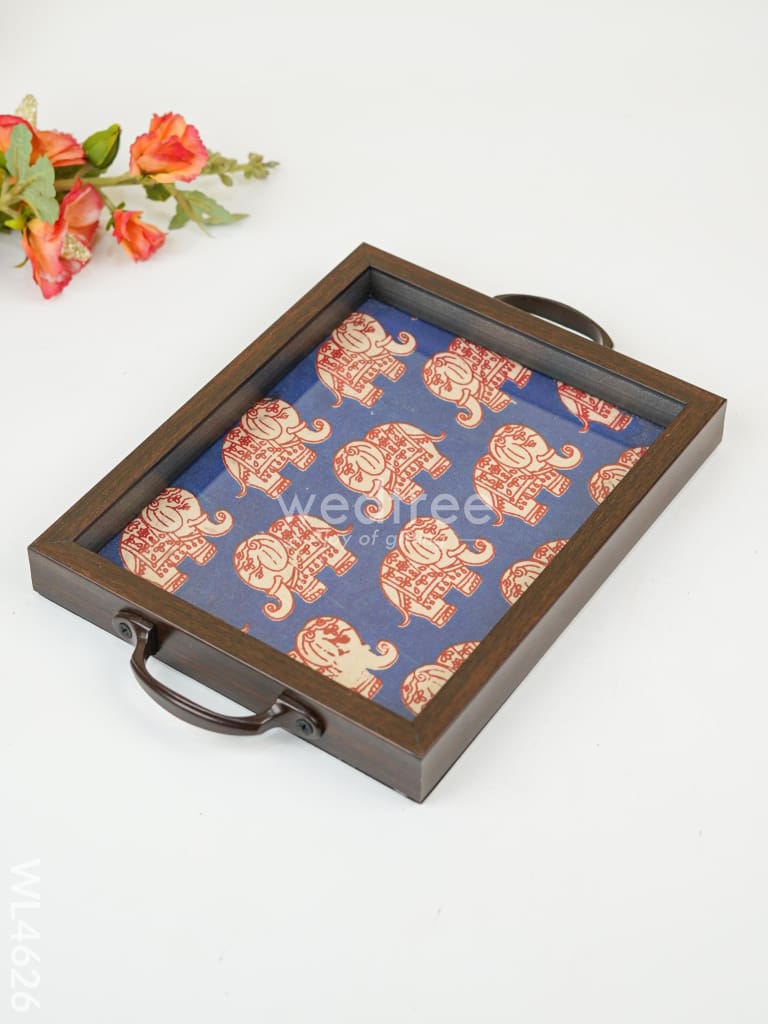 Wooden Elephant Tray - 10 X 8 Inch Wl4626 Trays