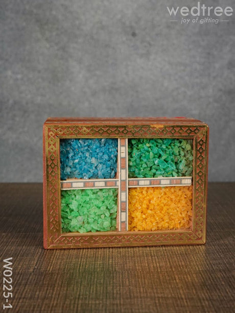 Wooden Gem Stone Box - 3X4 W0225-1 Jewellery Holders